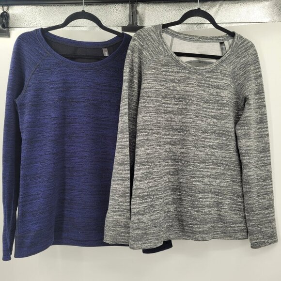 Two Express EXP Core Performance Open Back Pullover Sweatshirts - Picture 1 of 7